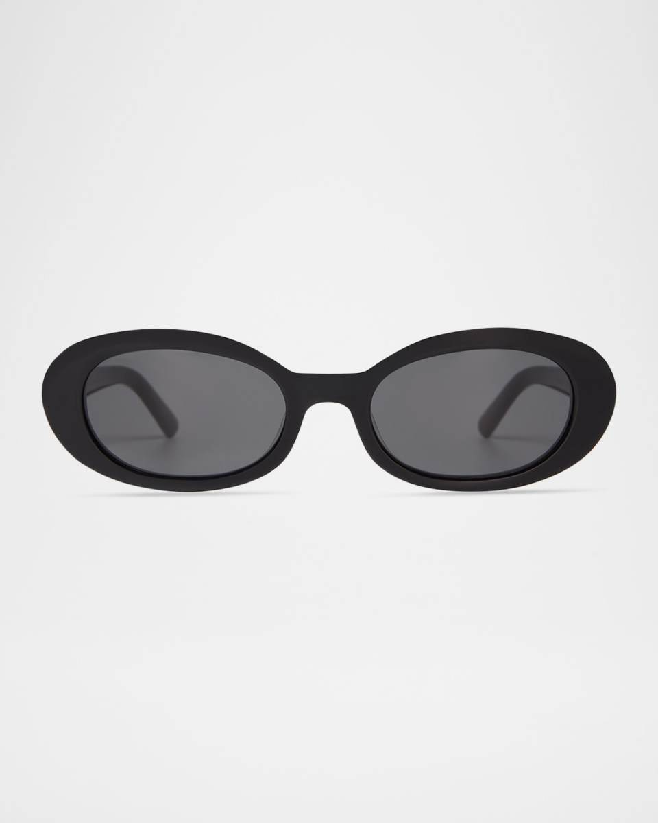 Lyric Leigh Oval Acetate Sunglasses